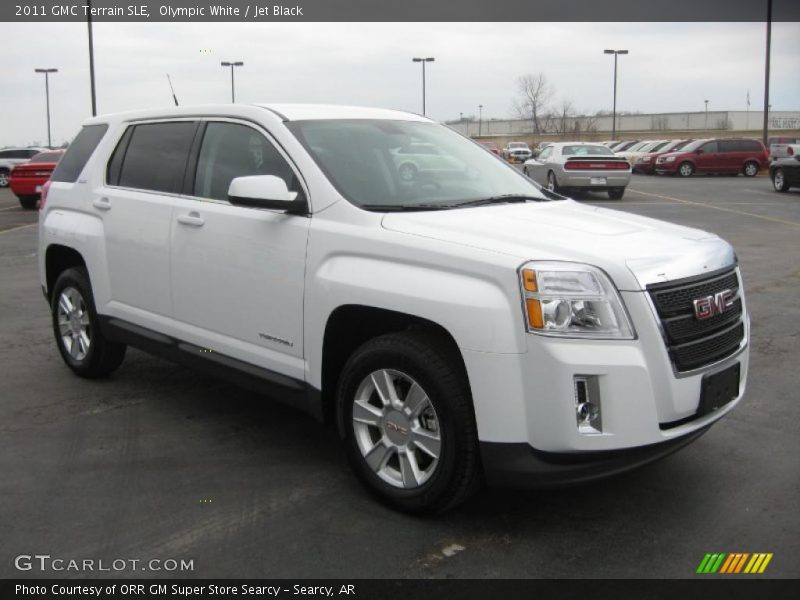 Olympic White / Jet Black 2011 GMC Terrain SLE