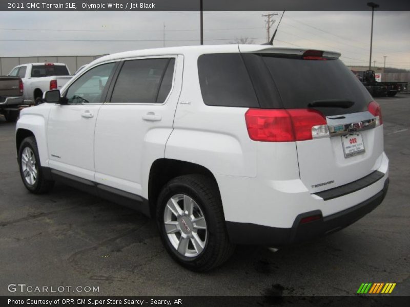 Olympic White / Jet Black 2011 GMC Terrain SLE