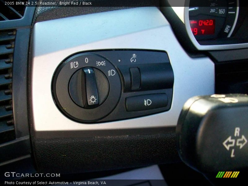 Bright Red / Black 2005 BMW Z4 2.5i Roadster
