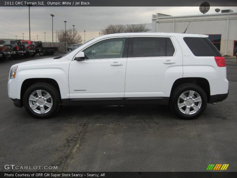 Olympic White / Jet Black 2011 GMC Terrain SLE