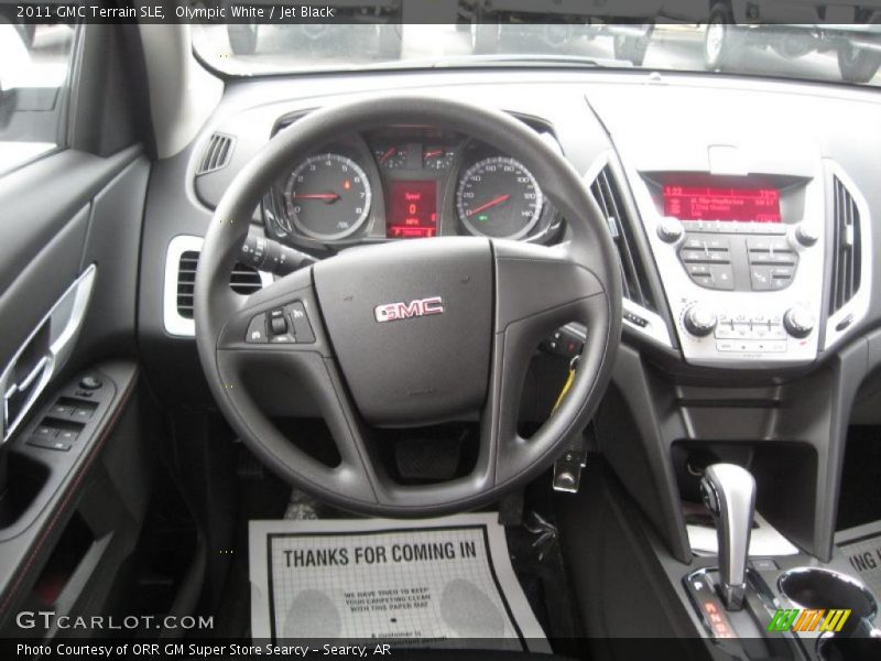 Olympic White / Jet Black 2011 GMC Terrain SLE