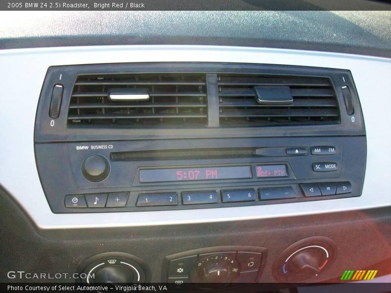 Bright Red / Black 2005 BMW Z4 2.5i Roadster