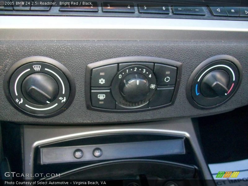 Bright Red / Black 2005 BMW Z4 2.5i Roadster