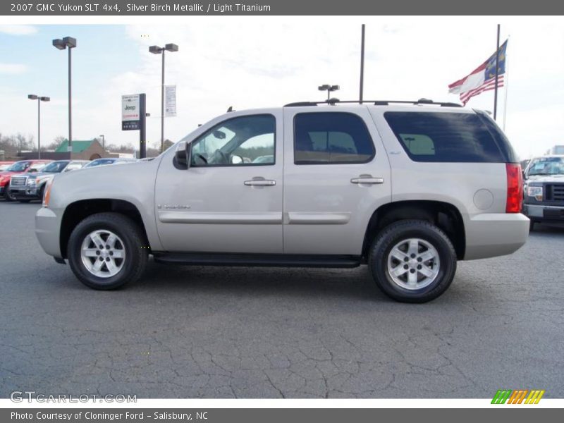 Silver Birch Metallic / Light Titanium 2007 GMC Yukon SLT 4x4