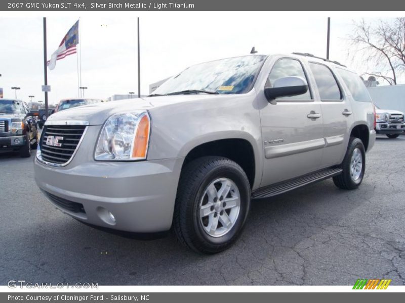 Silver Birch Metallic / Light Titanium 2007 GMC Yukon SLT 4x4