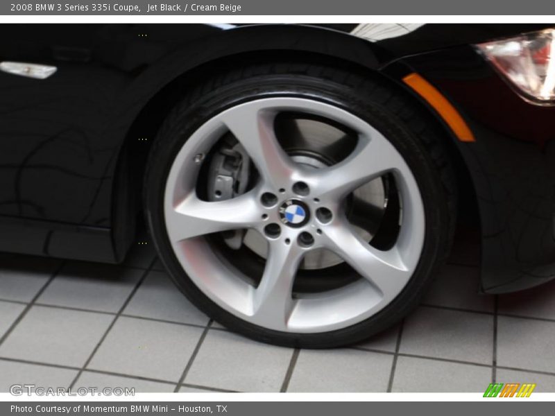 Jet Black / Cream Beige 2008 BMW 3 Series 335i Coupe
