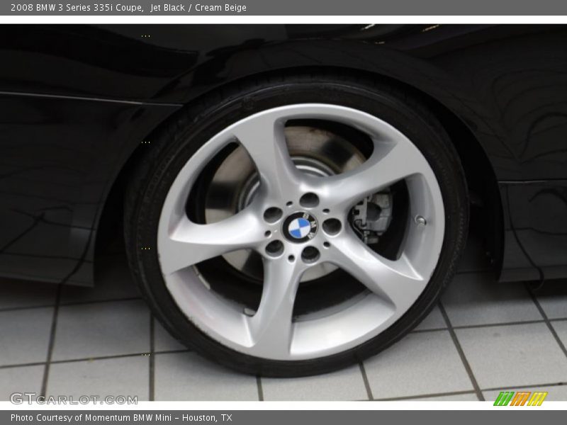 Jet Black / Cream Beige 2008 BMW 3 Series 335i Coupe