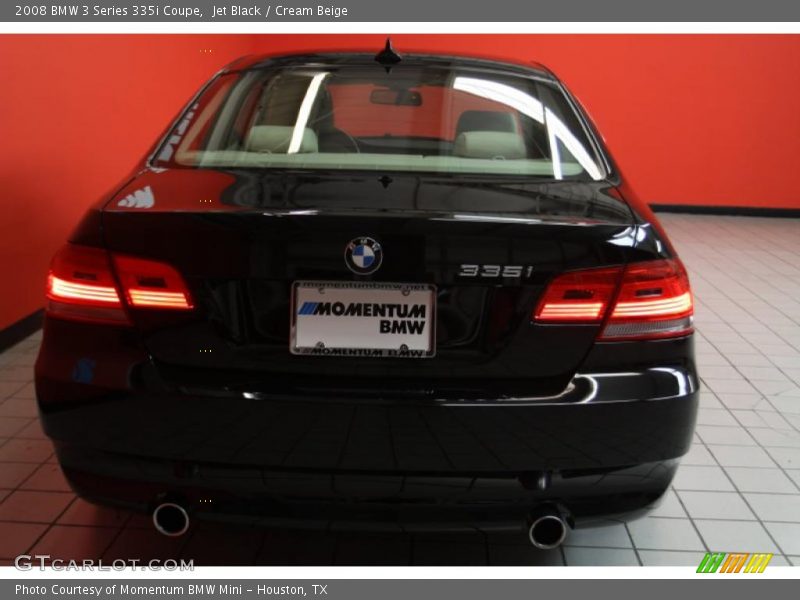 Jet Black / Cream Beige 2008 BMW 3 Series 335i Coupe
