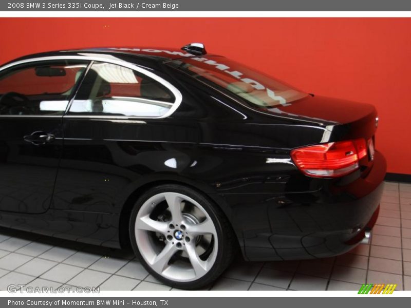 Jet Black / Cream Beige 2008 BMW 3 Series 335i Coupe