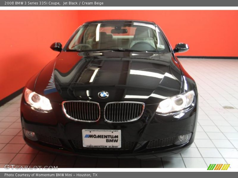 Jet Black / Cream Beige 2008 BMW 3 Series 335i Coupe