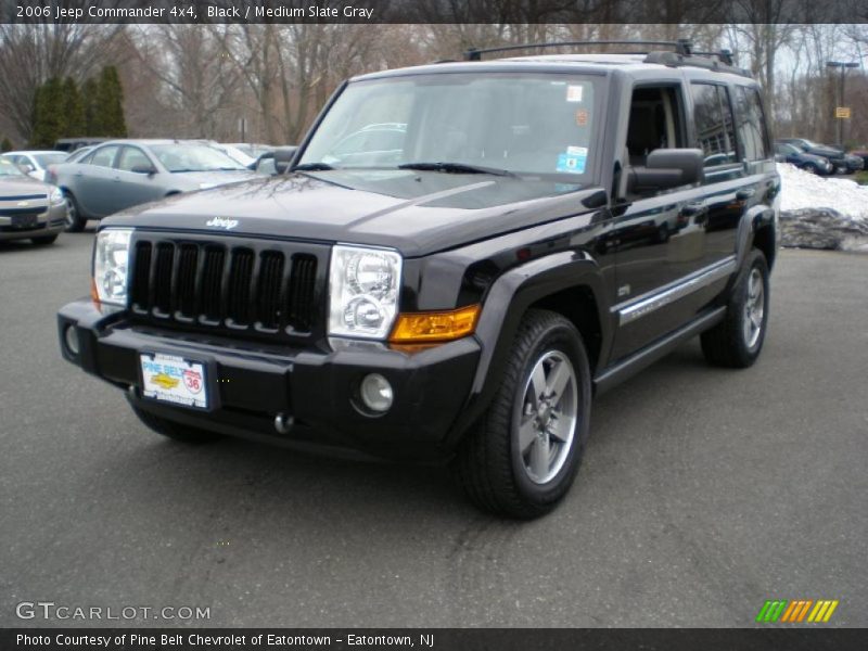 Black / Medium Slate Gray 2006 Jeep Commander 4x4