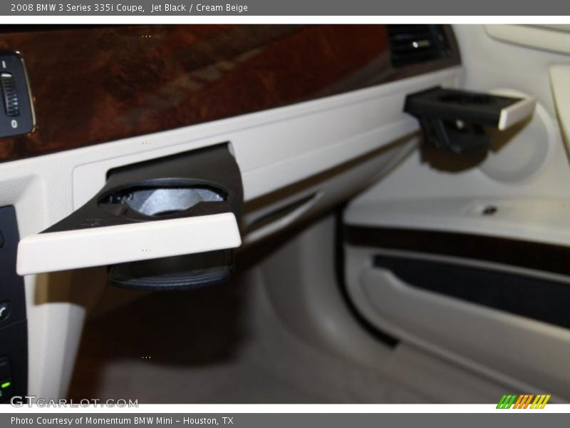 Jet Black / Cream Beige 2008 BMW 3 Series 335i Coupe