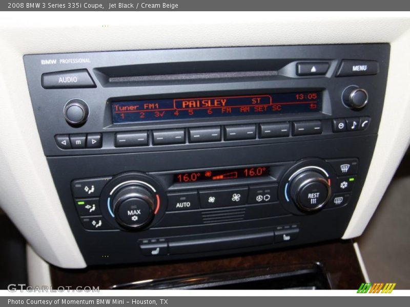 Jet Black / Cream Beige 2008 BMW 3 Series 335i Coupe