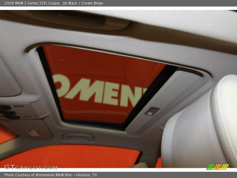 Jet Black / Cream Beige 2008 BMW 3 Series 335i Coupe