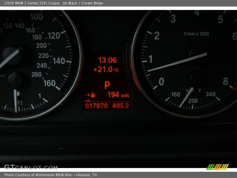 Jet Black / Cream Beige 2008 BMW 3 Series 335i Coupe