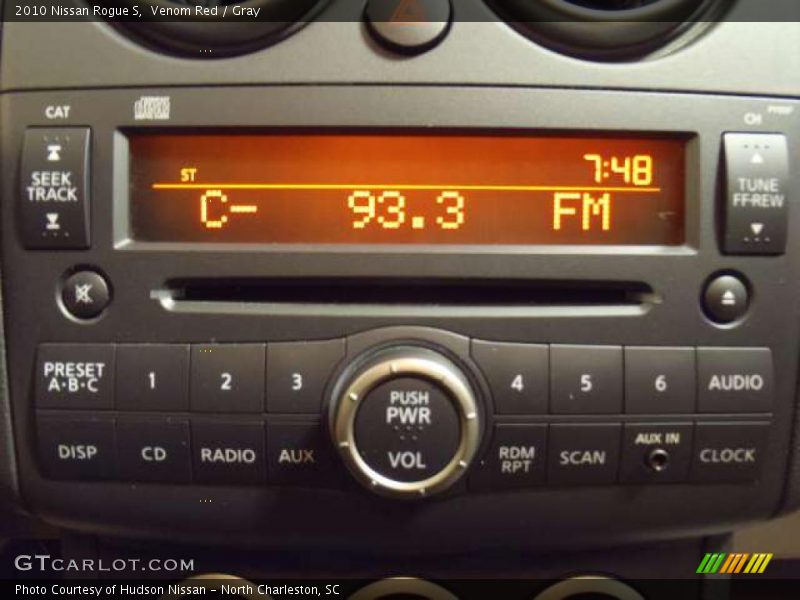 Venom Red / Gray 2010 Nissan Rogue S