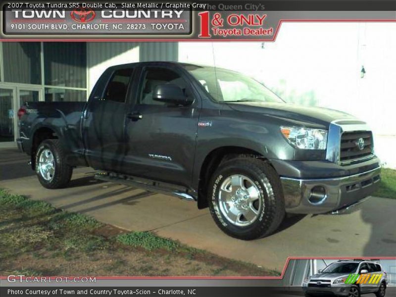 Slate Metallic / Graphite Gray 2007 Toyota Tundra SR5 Double Cab