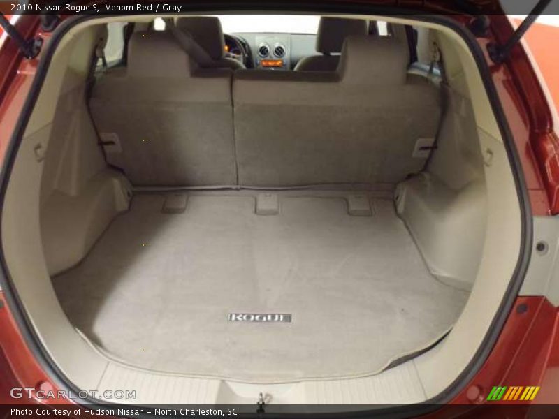 Venom Red / Gray 2010 Nissan Rogue S