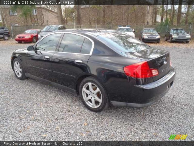 Black Obsidian / Willow 2003 Infiniti G 35 Sedan