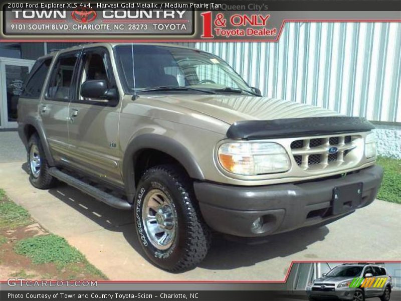 Harvest Gold Metallic / Medium Prairie Tan 2000 Ford Explorer XLS 4x4