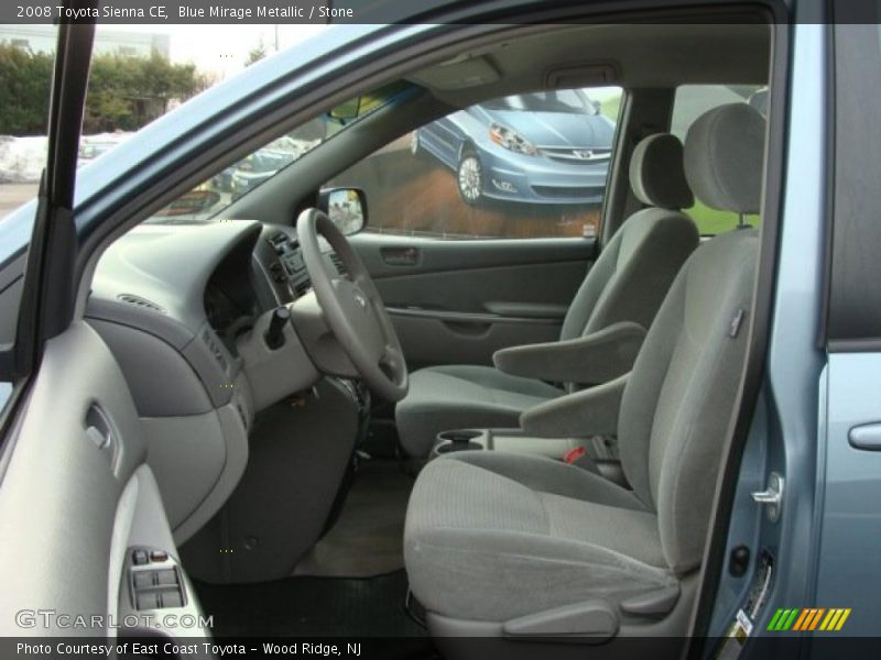 Blue Mirage Metallic / Stone 2008 Toyota Sienna CE