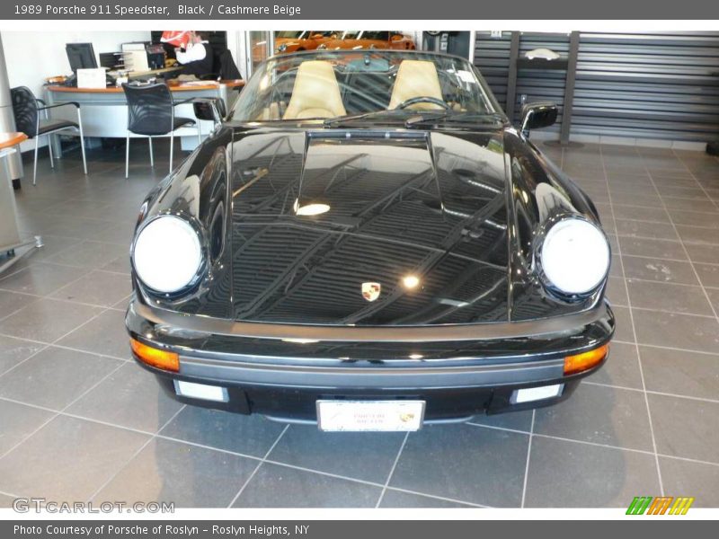 Black / Cashmere Beige 1989 Porsche 911 Speedster