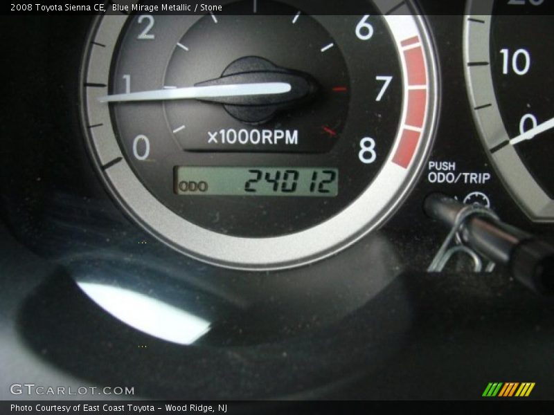 Blue Mirage Metallic / Stone 2008 Toyota Sienna CE