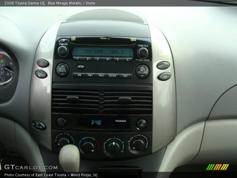 Blue Mirage Metallic / Stone 2008 Toyota Sienna CE