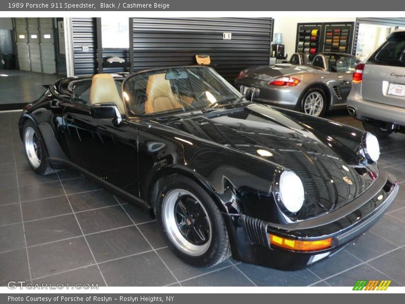 Black / Cashmere Beige 1989 Porsche 911 Speedster