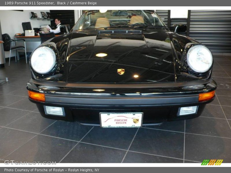 Black / Cashmere Beige 1989 Porsche 911 Speedster