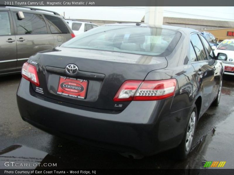 Magnetic Gray Metallic / Ash 2011 Toyota Camry LE