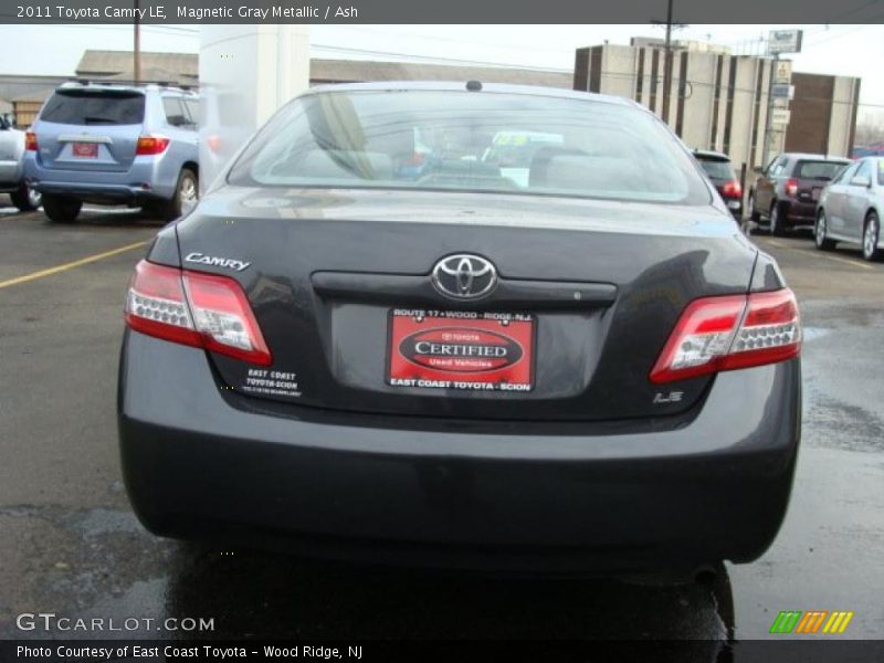 Magnetic Gray Metallic / Ash 2011 Toyota Camry LE
