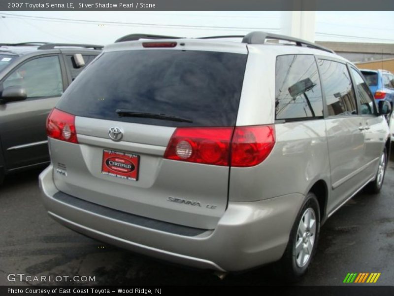 Silver Shadow Pearl / Stone 2007 Toyota Sienna LE