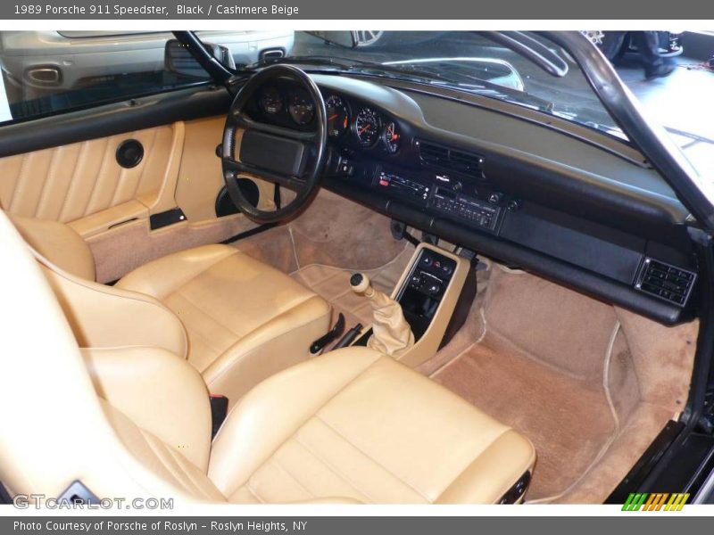 Black / Cashmere Beige 1989 Porsche 911 Speedster