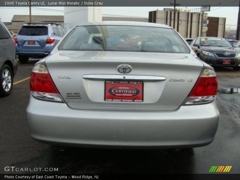 Lunar Mist Metallic / Stone Gray 2006 Toyota Camry LE