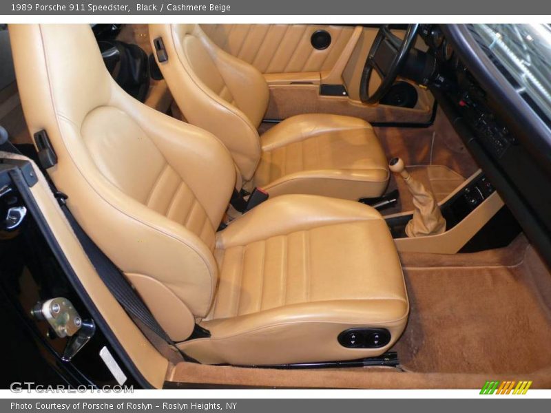 Black / Cashmere Beige 1989 Porsche 911 Speedster