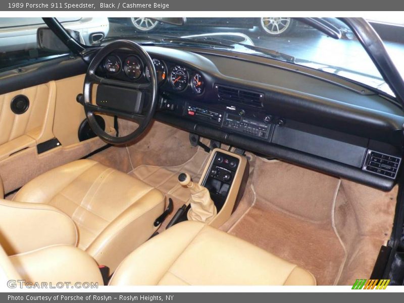 Black / Cashmere Beige 1989 Porsche 911 Speedster
