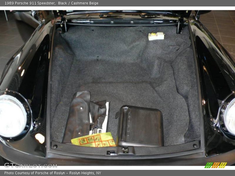 Black / Cashmere Beige 1989 Porsche 911 Speedster