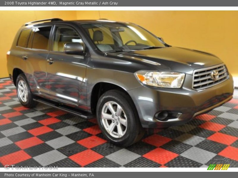 Magnetic Gray Metallic / Ash Gray 2008 Toyota Highlander 4WD
