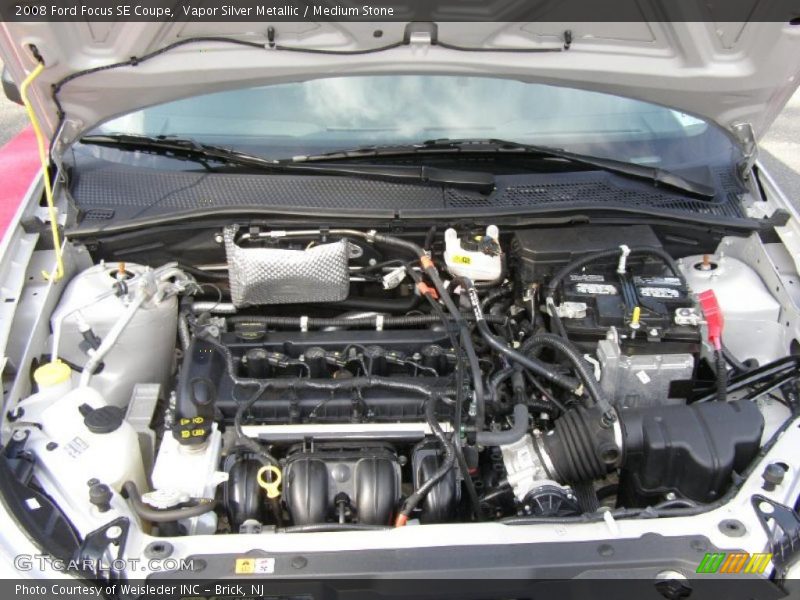Vapor Silver Metallic / Medium Stone 2008 Ford Focus SE Coupe