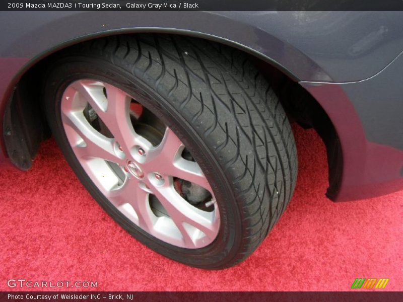 Galaxy Gray Mica / Black 2009 Mazda MAZDA3 i Touring Sedan