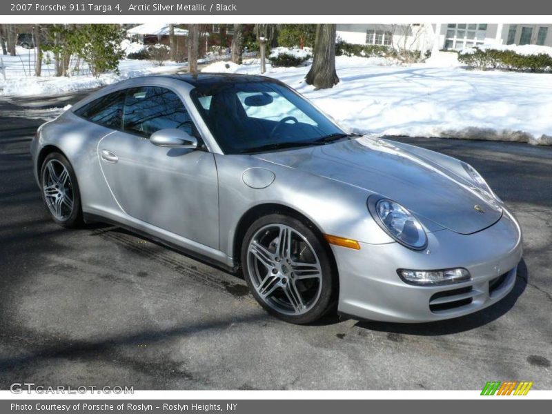Arctic Silver Metallic / Black 2007 Porsche 911 Targa 4