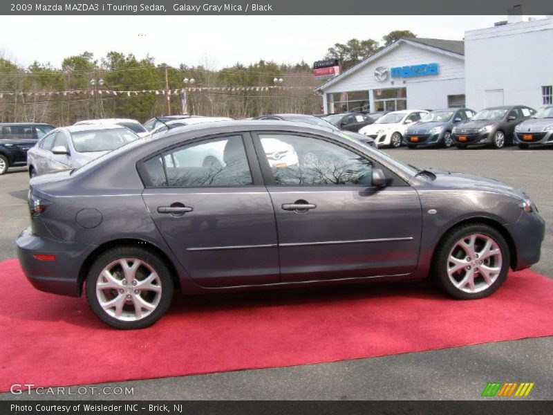 Galaxy Gray Mica / Black 2009 Mazda MAZDA3 i Touring Sedan