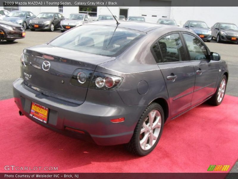 Galaxy Gray Mica / Black 2009 Mazda MAZDA3 i Touring Sedan
