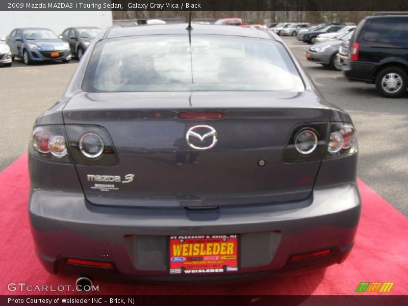 Galaxy Gray Mica / Black 2009 Mazda MAZDA3 i Touring Sedan