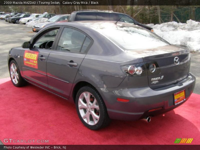 Galaxy Gray Mica / Black 2009 Mazda MAZDA3 i Touring Sedan