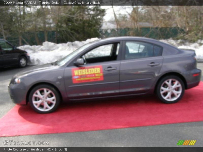 Galaxy Gray Mica / Black 2009 Mazda MAZDA3 i Touring Sedan