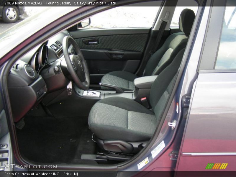 Galaxy Gray Mica / Black 2009 Mazda MAZDA3 i Touring Sedan