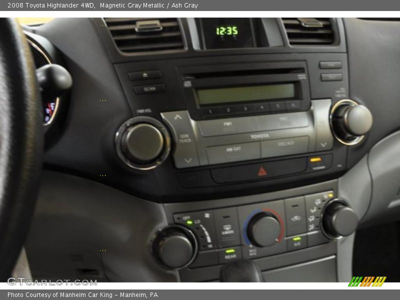 Magnetic Gray Metallic / Ash Gray 2008 Toyota Highlander 4WD