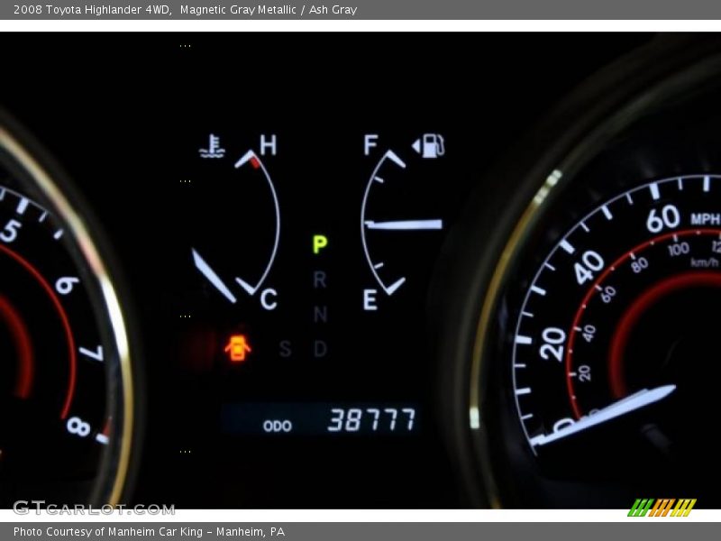 Magnetic Gray Metallic / Ash Gray 2008 Toyota Highlander 4WD